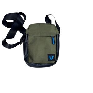True Religion .Olive and Black Crossbody Bag